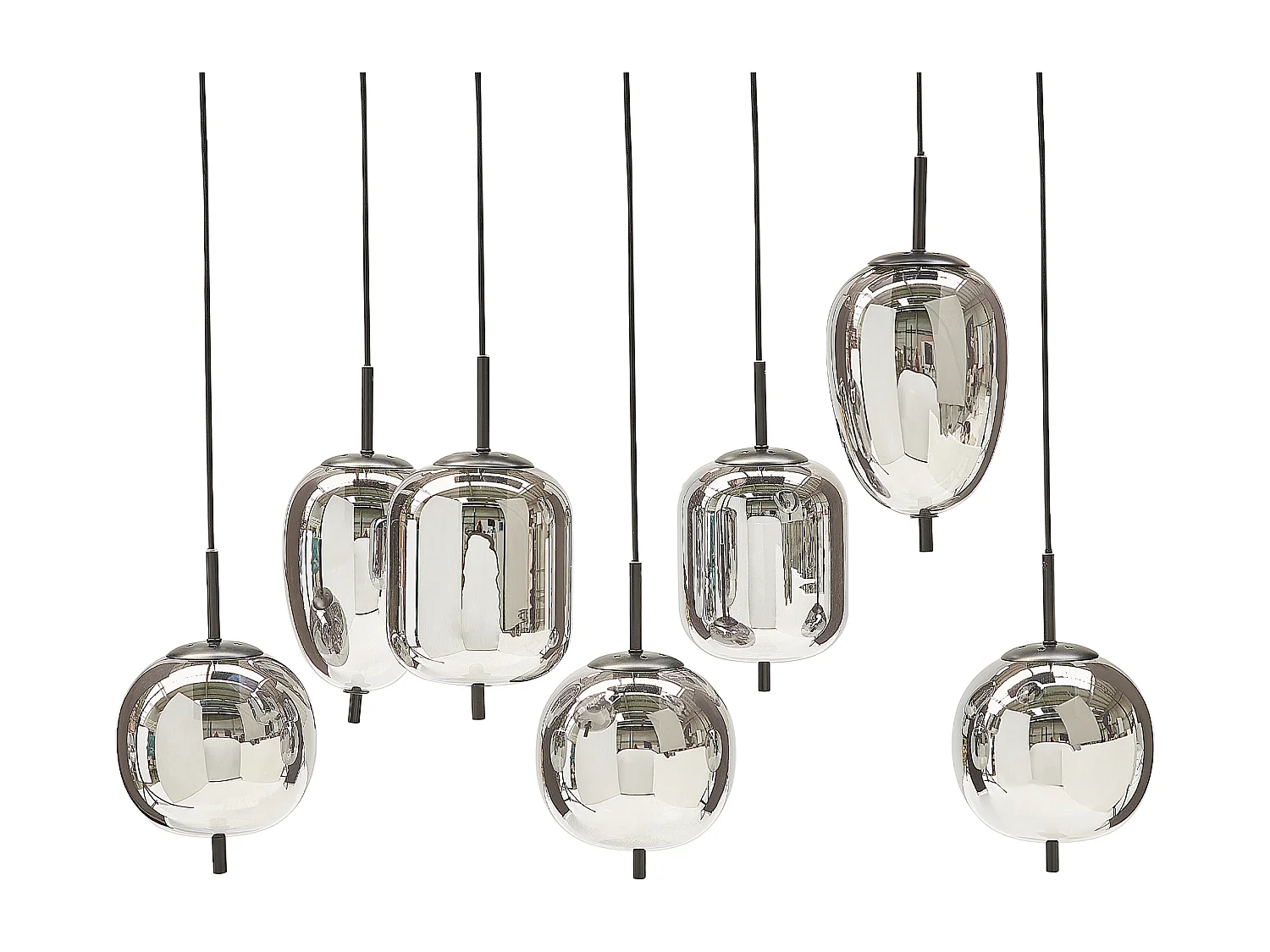 Lampa wisząca TARLO Szkło Mosiężny 1659017 - obrazek 1