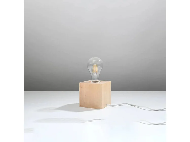 Lampa biurkowa ARIZ naturalne drewno 1357657 - obrazek 1