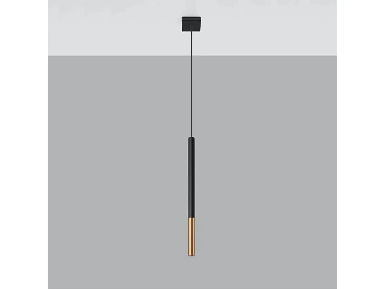 Lampa wisząca MOZAICA 1 czarna/miedziana 1358381 - obrazek 1