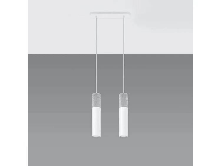 Lampa wisząca BORGIO 2 biała 1387881 - obrazek 1