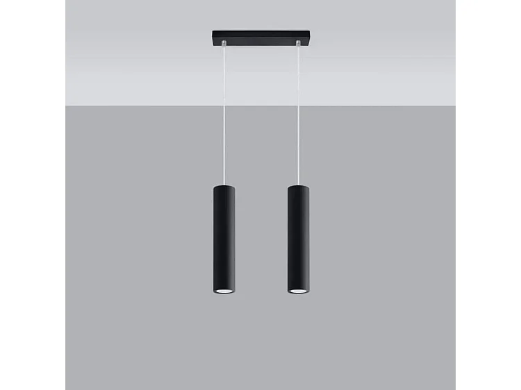Lampa wisząca LAGOS 2 czarna 1358557 - obrazek 1