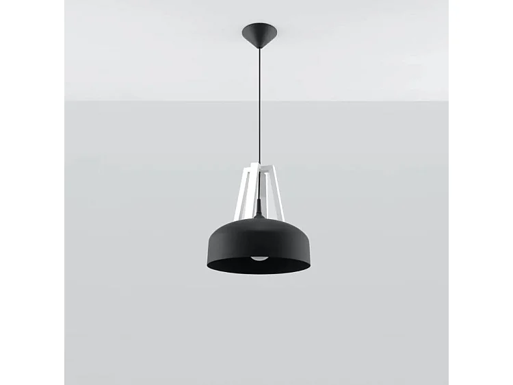 Lampa wisząca CASCO czarna/biała 1358609 - obrazek 1