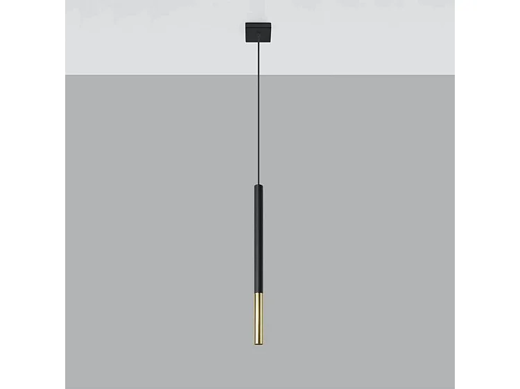 Lampa wisząca MOZAICA 1 czarny/złoto 1358631 - obrazek 1