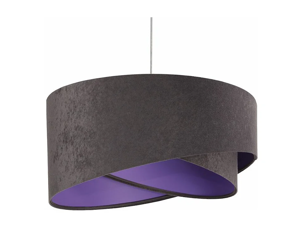 Lampa wisząca GEMSTONE GRAY grafitowa/ciemnofioletowa 3950293 - obrazek 1