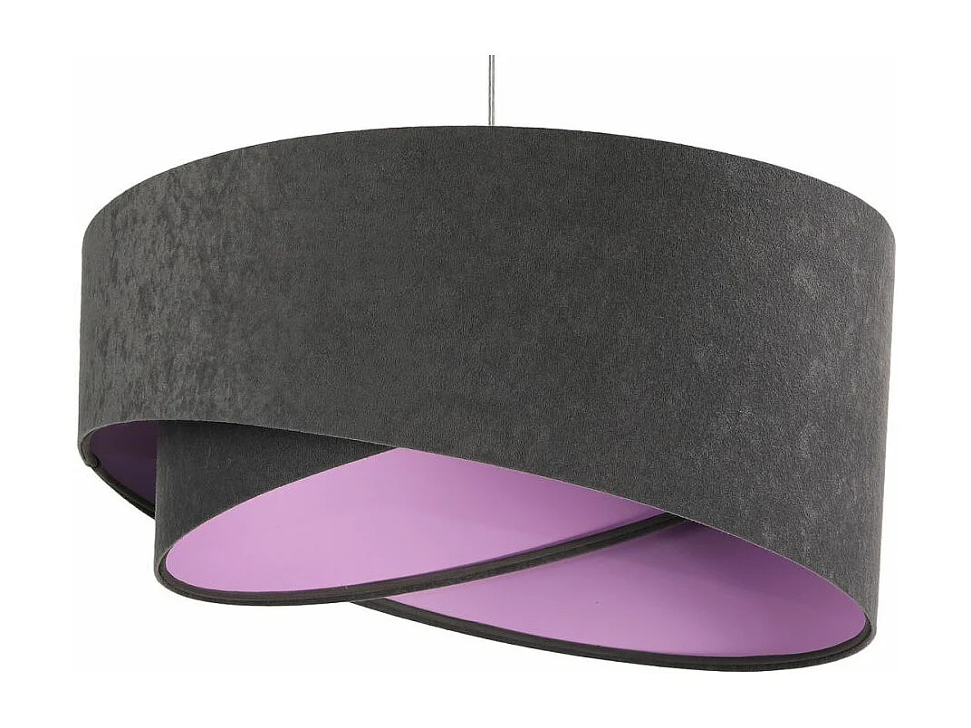 Lampa wisząca GEMSTONE GRAY grafitowa/fioletowa 3950343 - obrazek 1