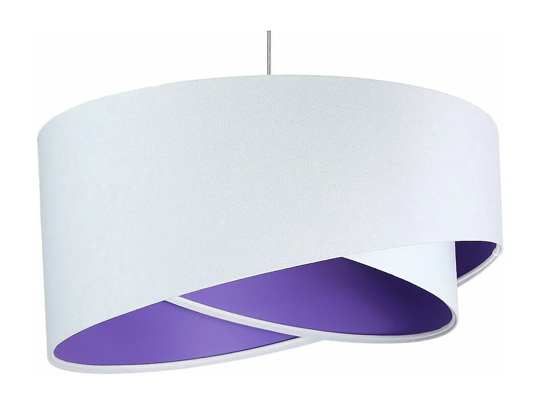 Lampa wisząca GEMSTONE WHITE biała/ciemnofioletowa 3950386 - obrazek 1