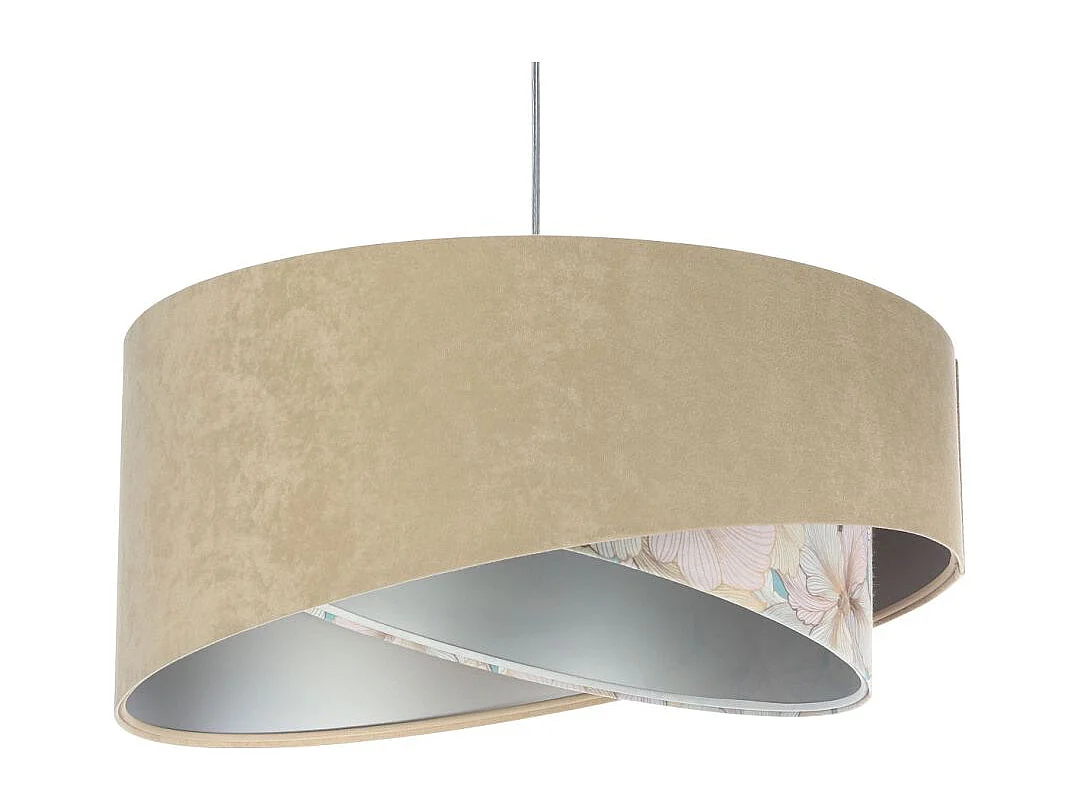 Lampa wisząca SAND FLOWER 2 beżowa/srebrna 3950393 - obrazek 1