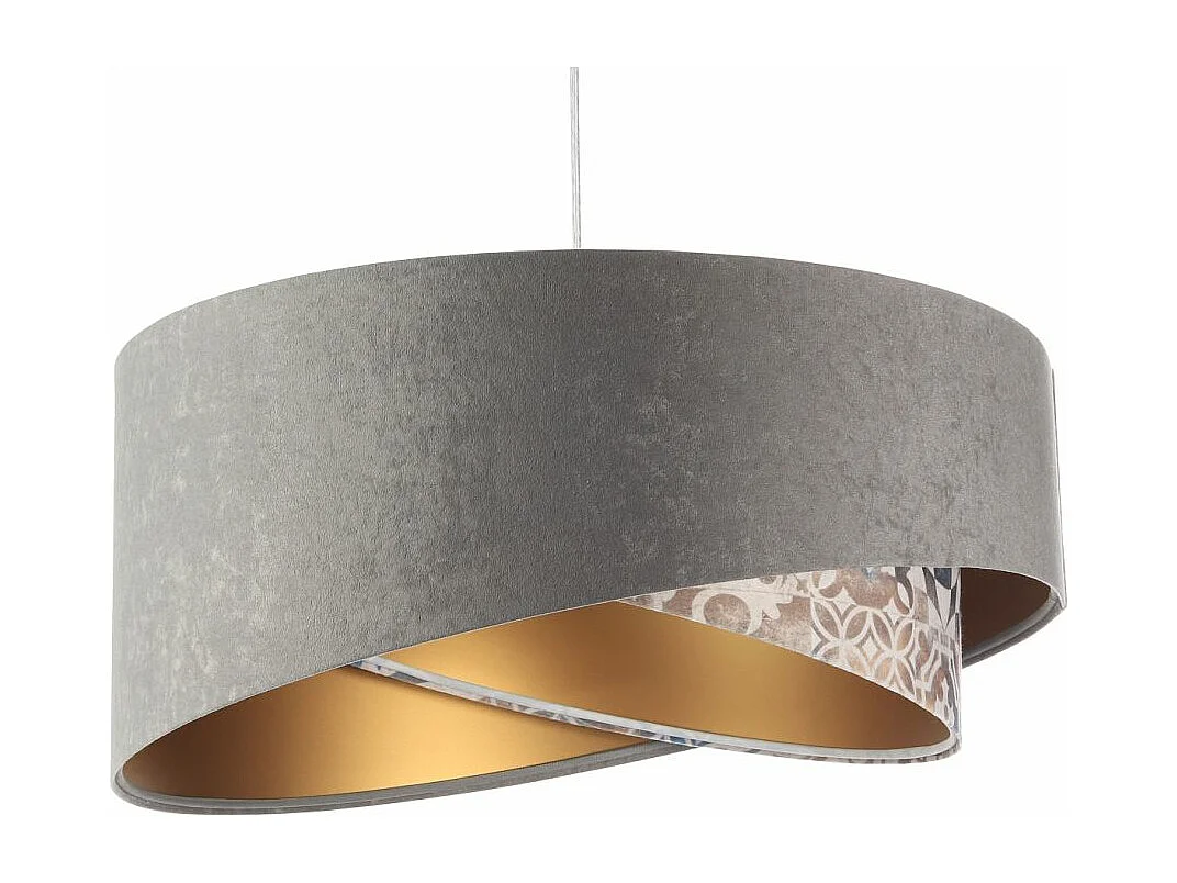 Lampa wisząca ASHES szara/złota 3950442 - obrazek 1