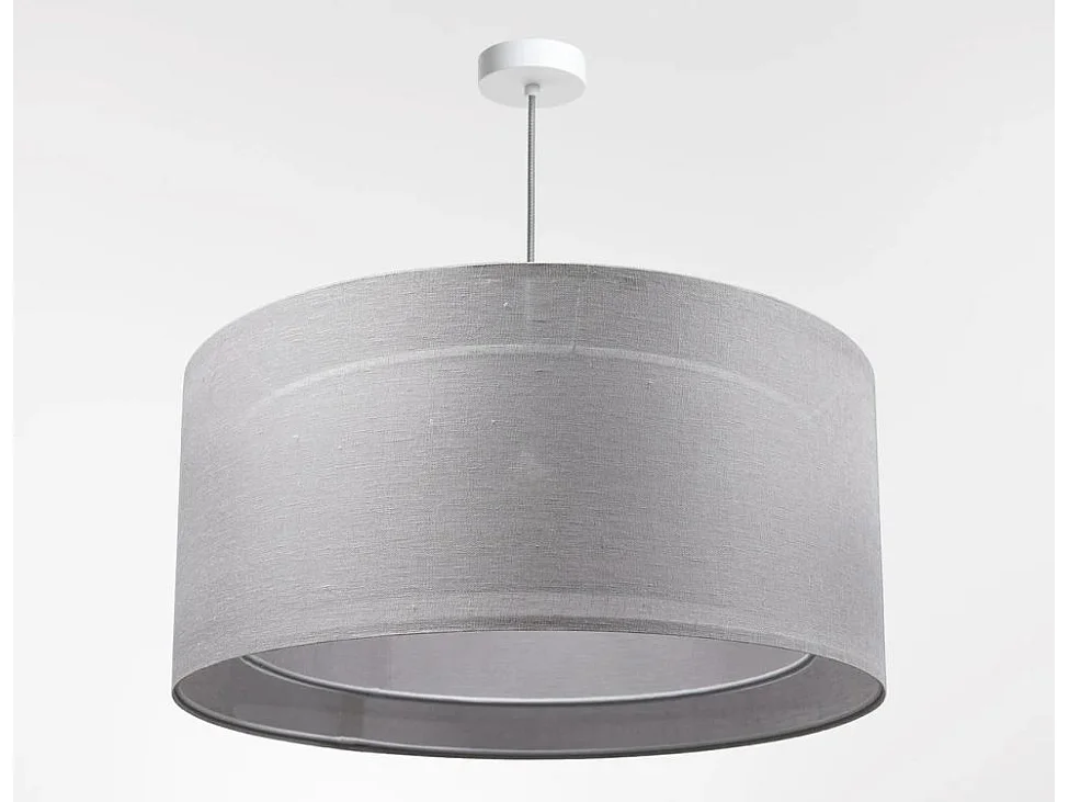 Lampa wisząca DUO LEN LIGHT 005-60 szara/beżowa 3950455 - obrazek 1