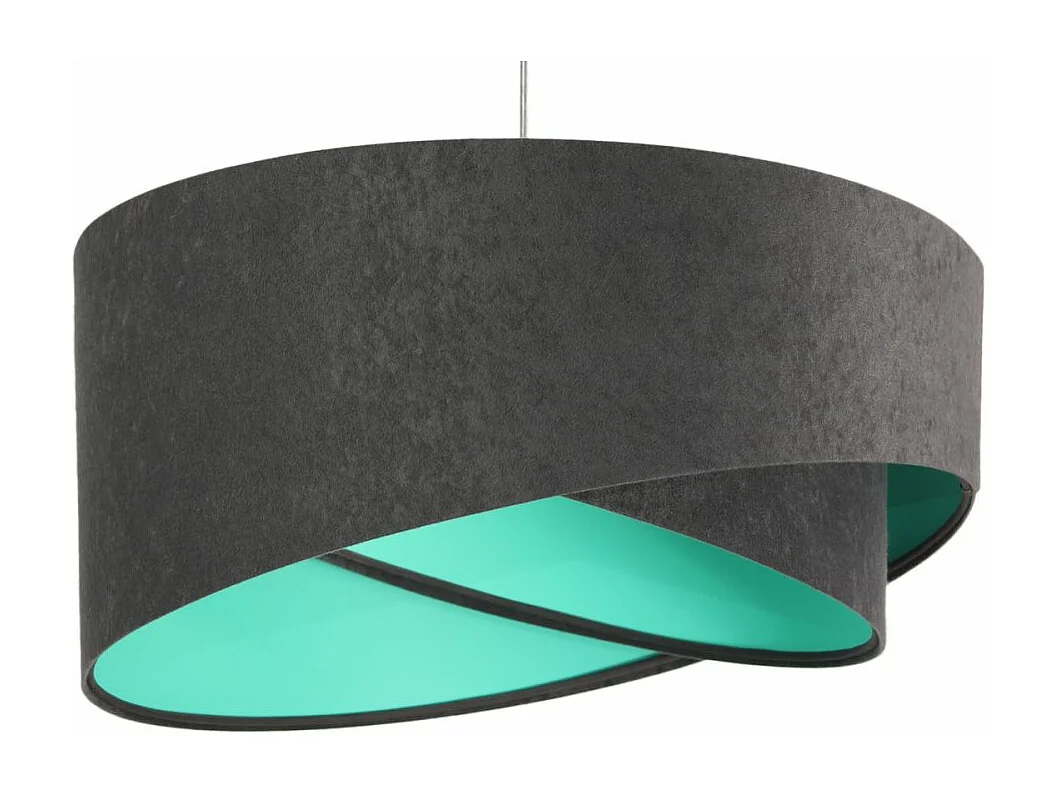 Lampa wisząca GEMSTONE GRAY grafitowa/miętowa 3950501 - obrazek 1