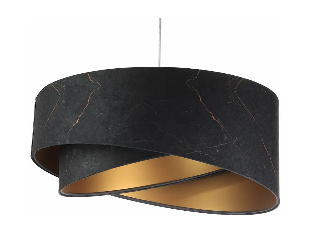 Lampa wisząca BLACK MARBLE czarna/złota 3950511 - obrazek 1