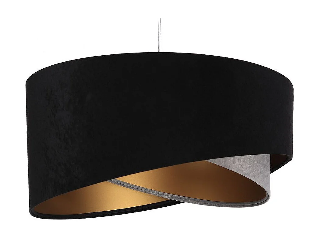 Lampa wisząca SHAPELESS czarna/szara/złota 3950537