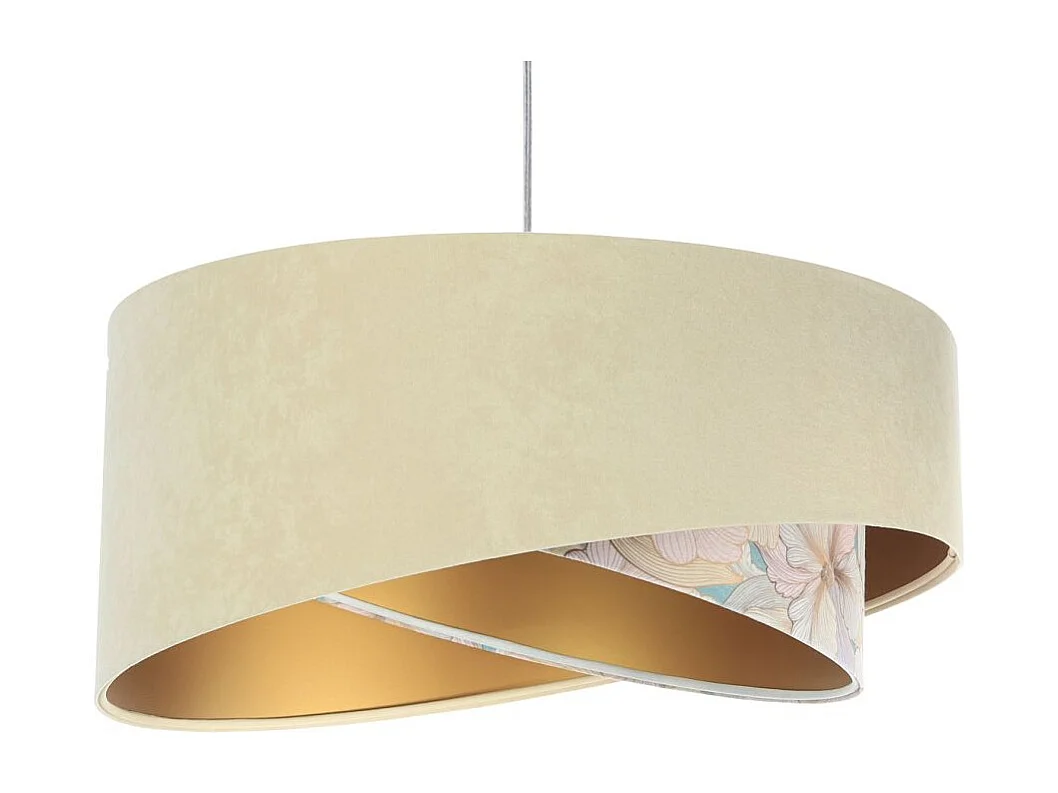 Lampa wisząca SAND FLOWER 2 beżowa/złota 3950550