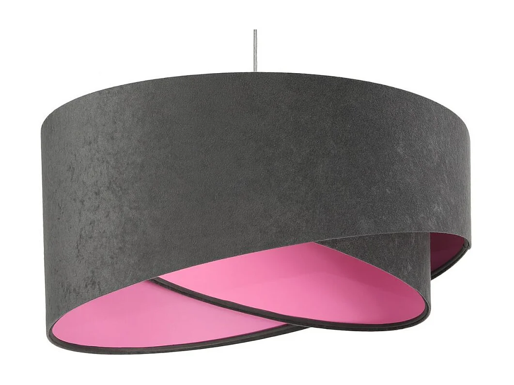 Lampa wisząca GEMSTONE GRAY grafitowa/różówa 3950556 - obrazek 1