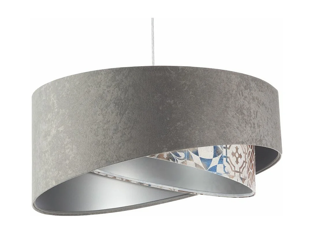 Lampa wisząca ASHES szara/srebrna 3950565 - obrazek 1