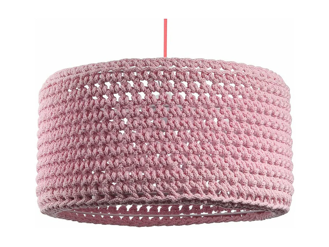 Lampa wisząca COTTON 40 różowa 3950613 - obrazek 1