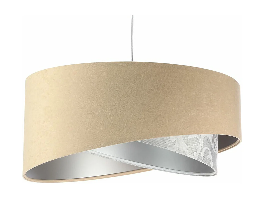 Lampa wisząca ALBIT beżowa/srebrna 3950629 - obrazek 1
