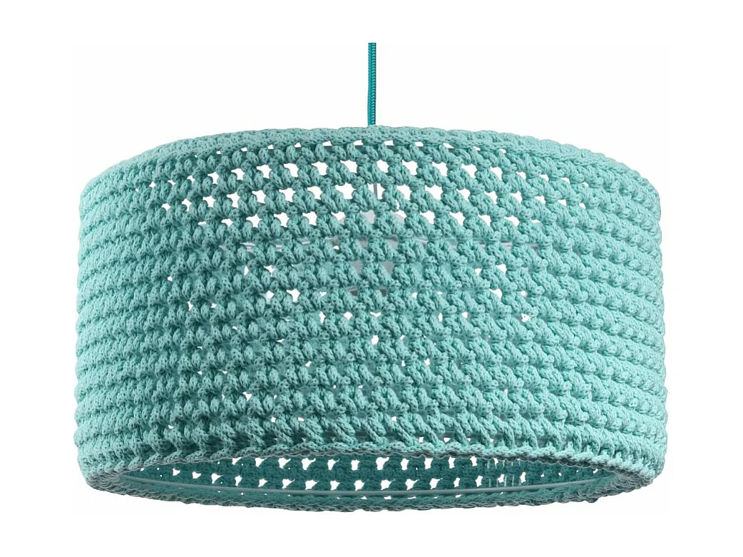 Lampa wisząca COTTON 40 turkusowa 3950648 - obrazek 1