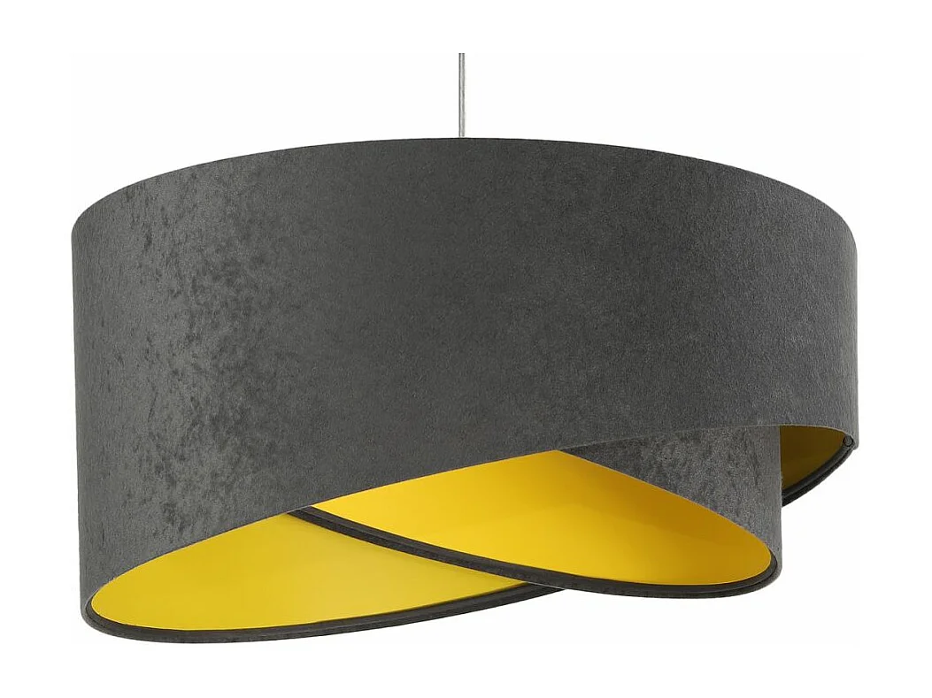 Lampa wisząca GEMSTONE GRAY grafitowa/żółta 3950657 - obrazek 1