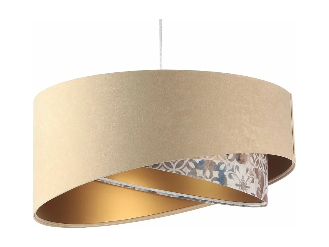 Lampa wisząca SANDERLING beżowa/złota 3950685 - obrazek 1
