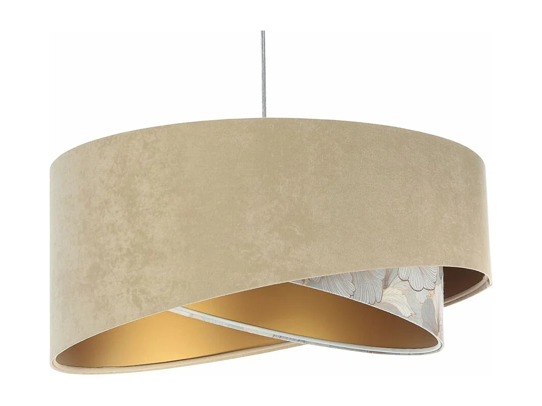 Lampa wisząca SAND FLOWER 1 beżowa/złota 3950704