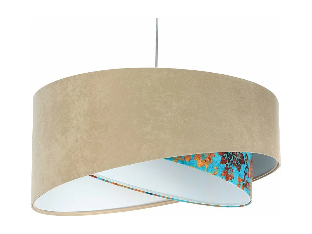 Lampa wisząca EMBLEM beżowa/biała 3950769 - obrazek 1
