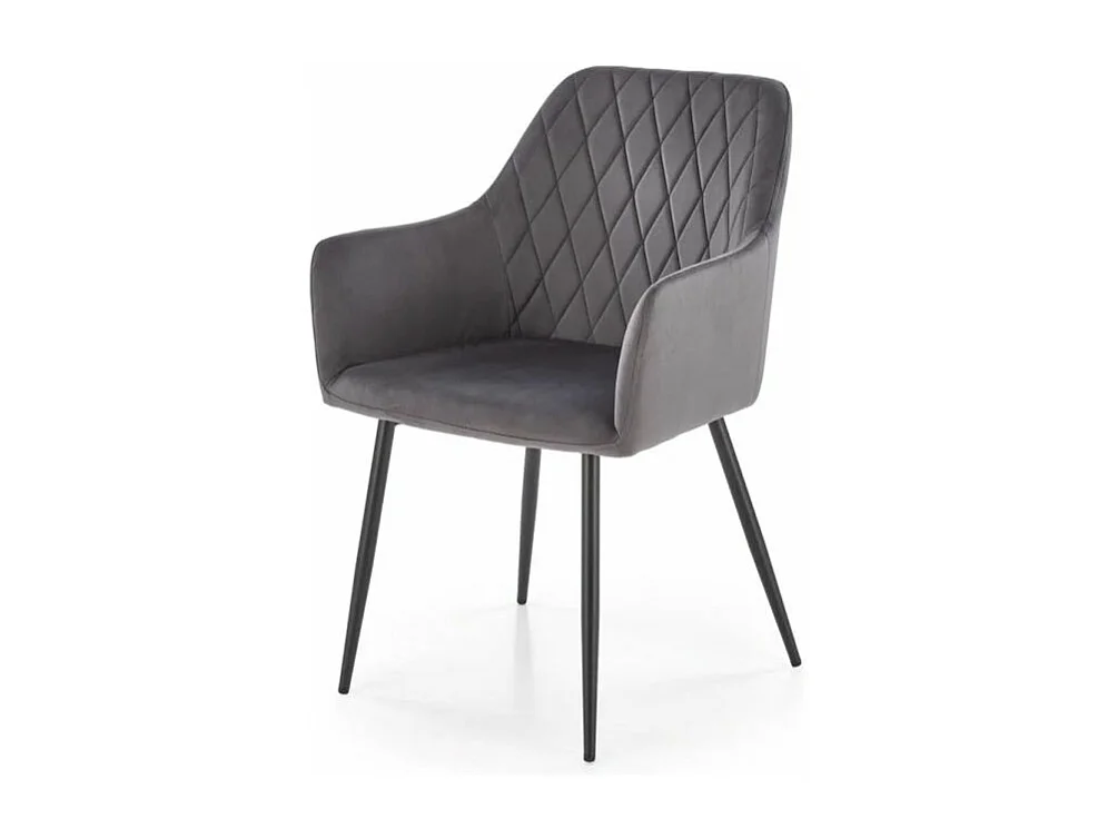 Krzesło tapicerowane K558 VELVET szare 3454043 - obrazek 1