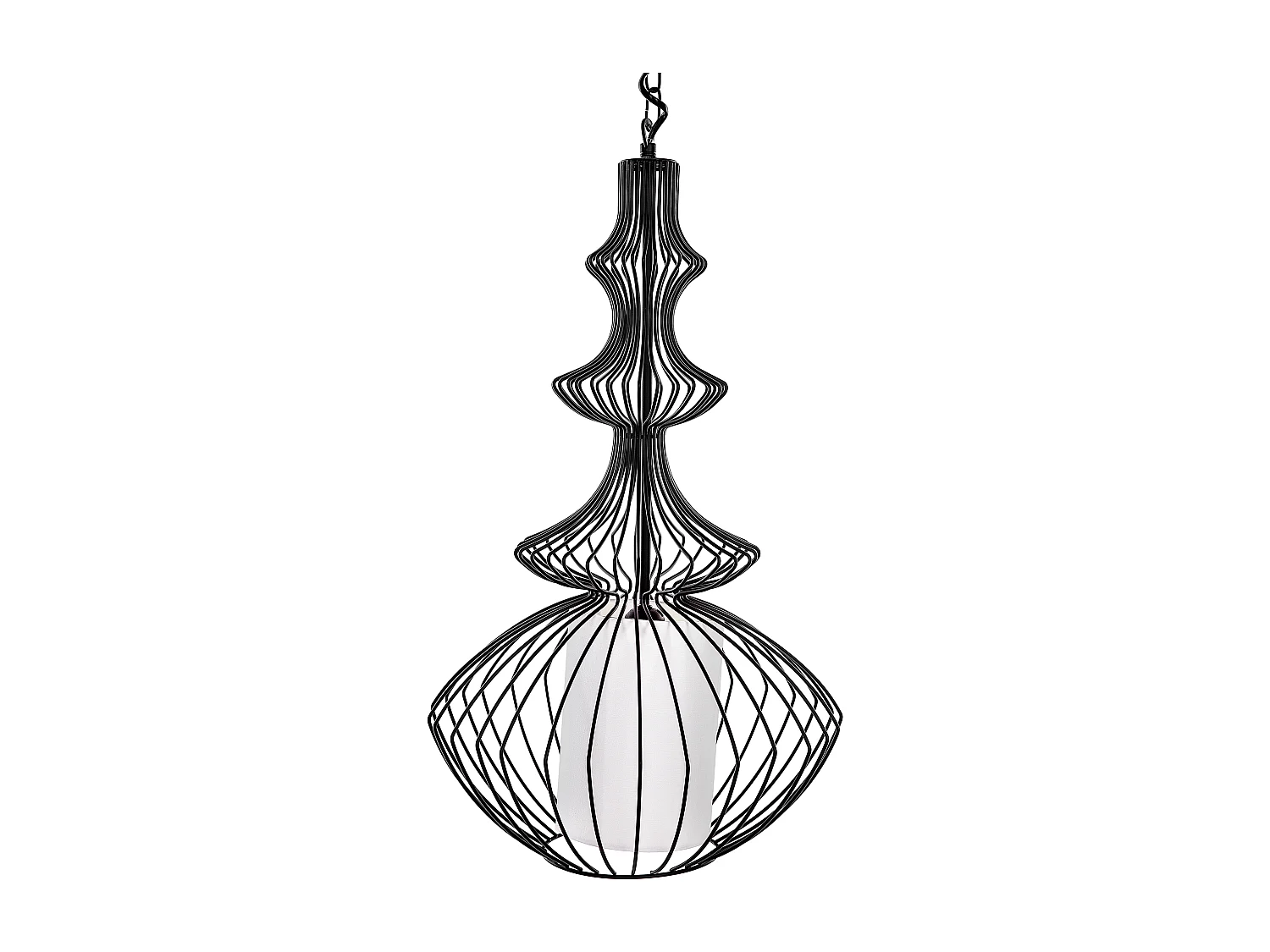Lampa wisząca KOLVA Metal Czarny 151161 - obrazek 1