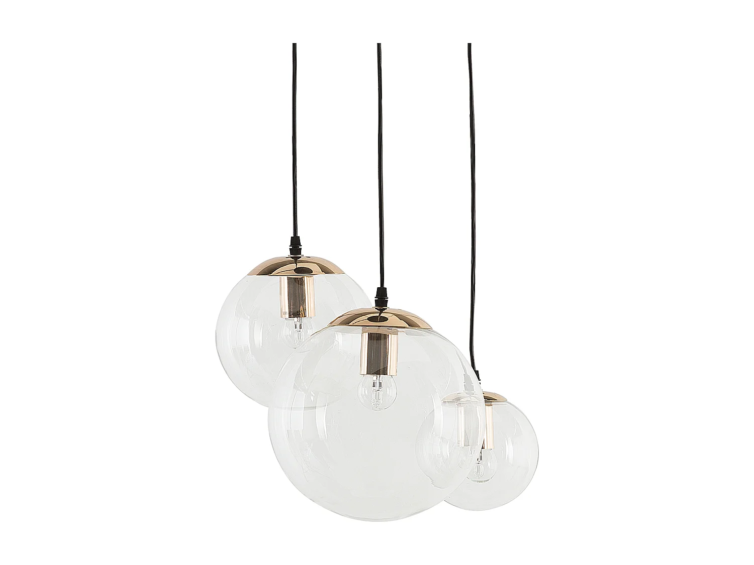 Lampa wisząca LADON Szkło Przezroczysty 151457 - obrazek 1