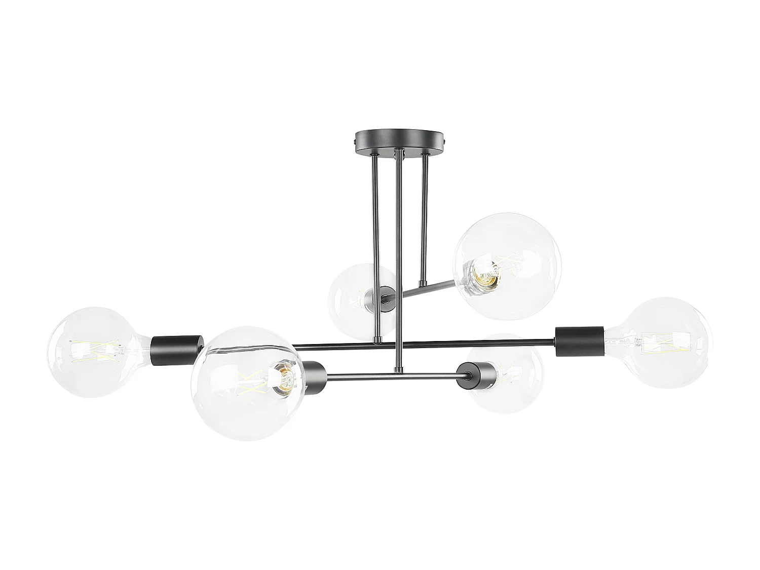 Lampa sufitowa KIDANE Metal Czarny 151901 - obrazek 1