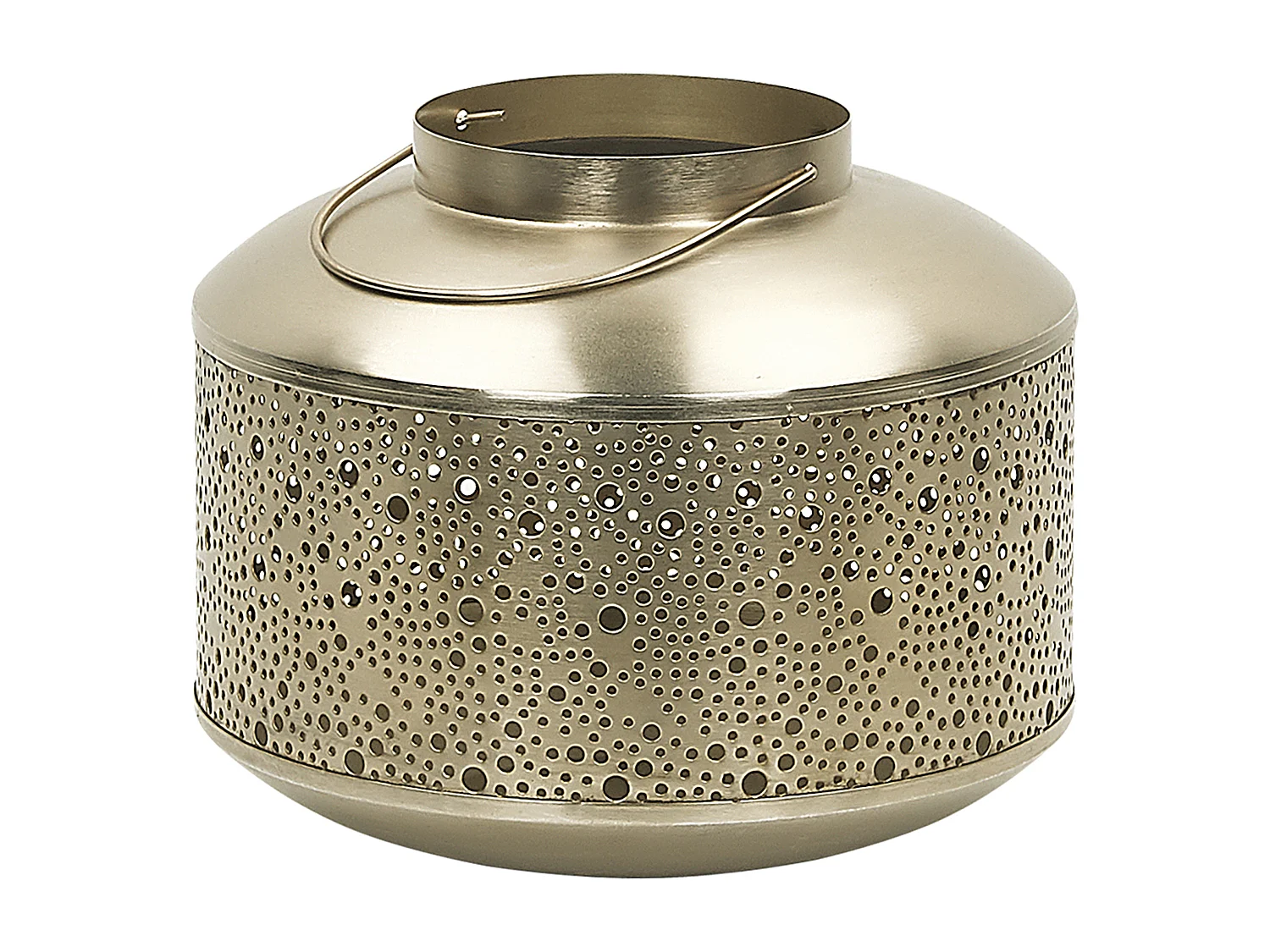 Lampion CORFU Metal 22 cm Złoty 150839 - obrazek 1