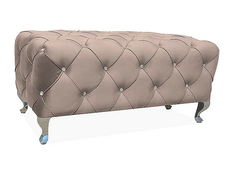 Ławka HESTIA VELVET beżowa 3958440 - obrazek 1