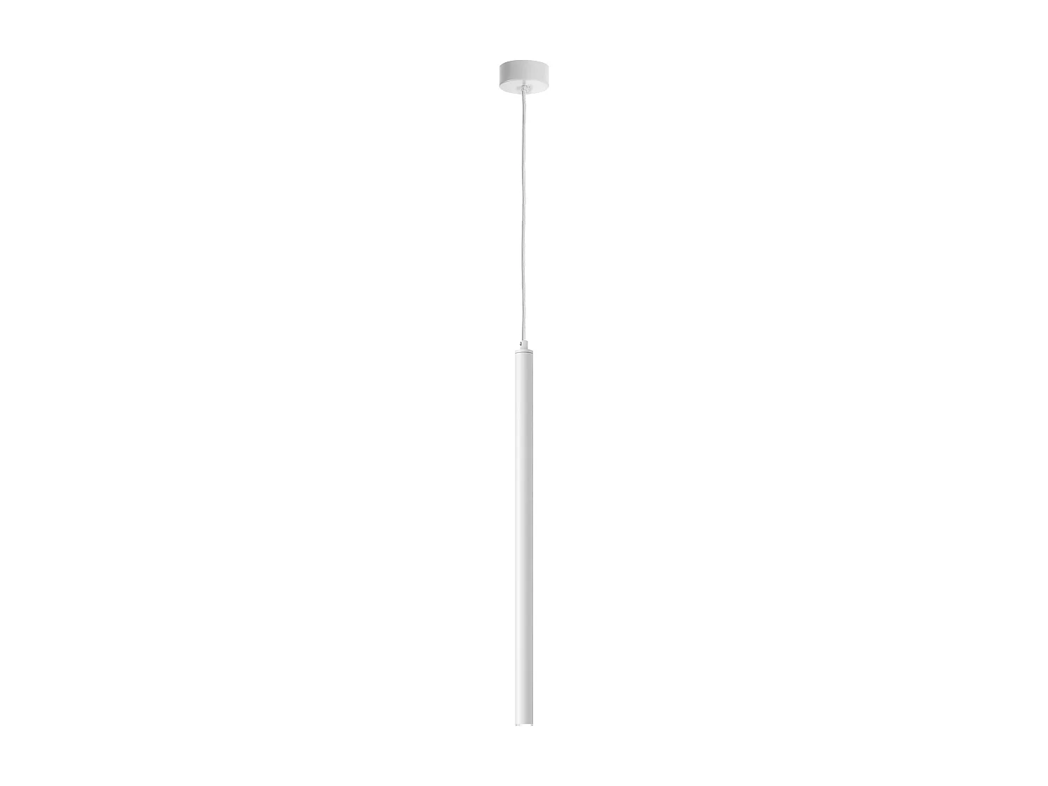 Lampa sufitowa TANIA w stylu nowoczesnym - Wysoko?? 60,8 cm - LED SMD AC 4W - 400lm i 3K - podstawa ø8 cm - stalowo-bia?a - IP40 3748221 - obrazek 1