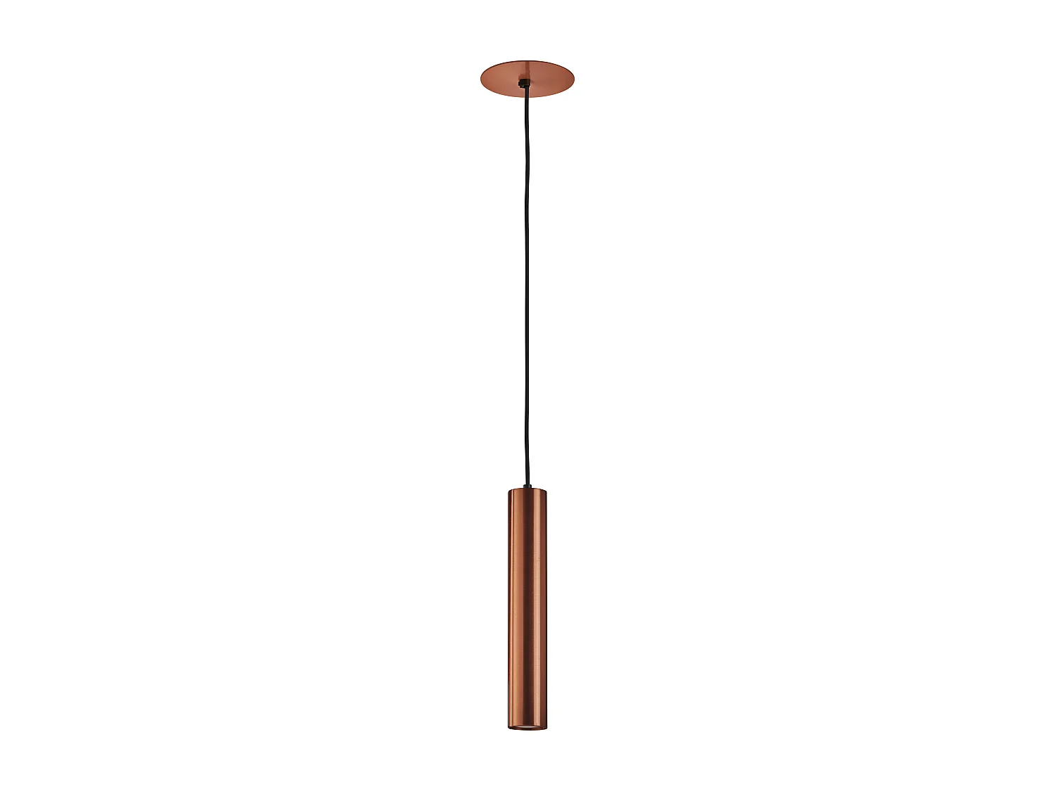 Lampa sufitowa TANIA w stylu nowoczesnym - Wysoko?? 33 cm - GU10 50W - podstawa ø14 cm - stal i mied? - IP20 3748177 - obrazek 1