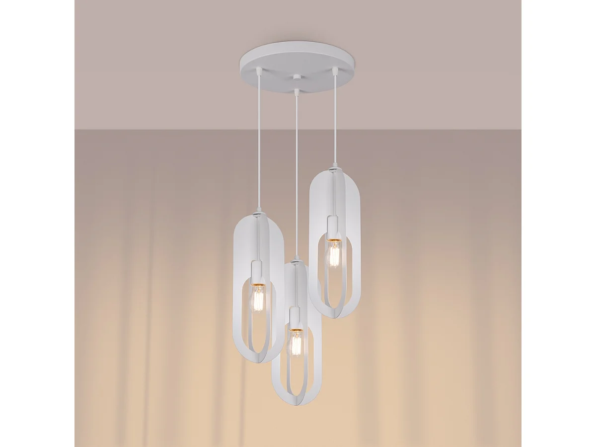 Lampa wisząca NICUS 3P biała 4025247 - obrazek 1