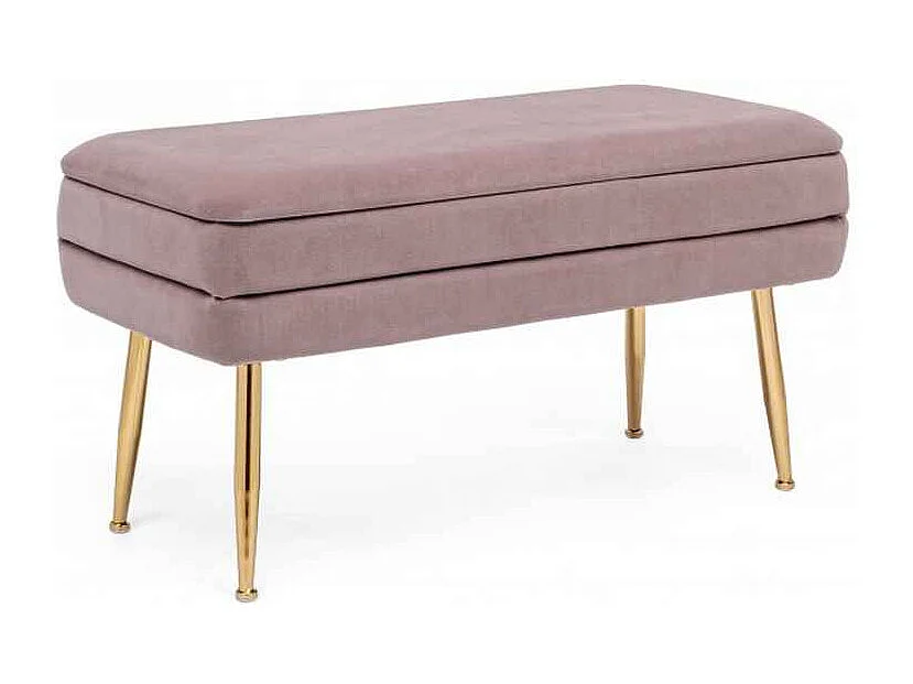 Ławka do przechowywania ciemnoróżowa 80x38x42 cm – PAVLINA 4136107