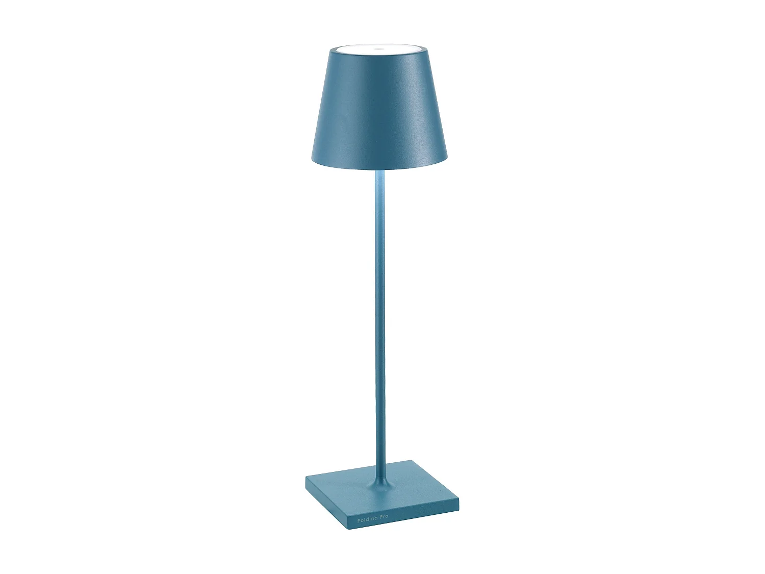 Lampa stołowa Poldina Pro Avio Blue LED, akumulatorowa i ściemnialna, z czasem pracy baterii do 12 godzin. Nadaje się do użytku na zewnątrz, stopień ochrony IP65. 3037694 - obrazek 1