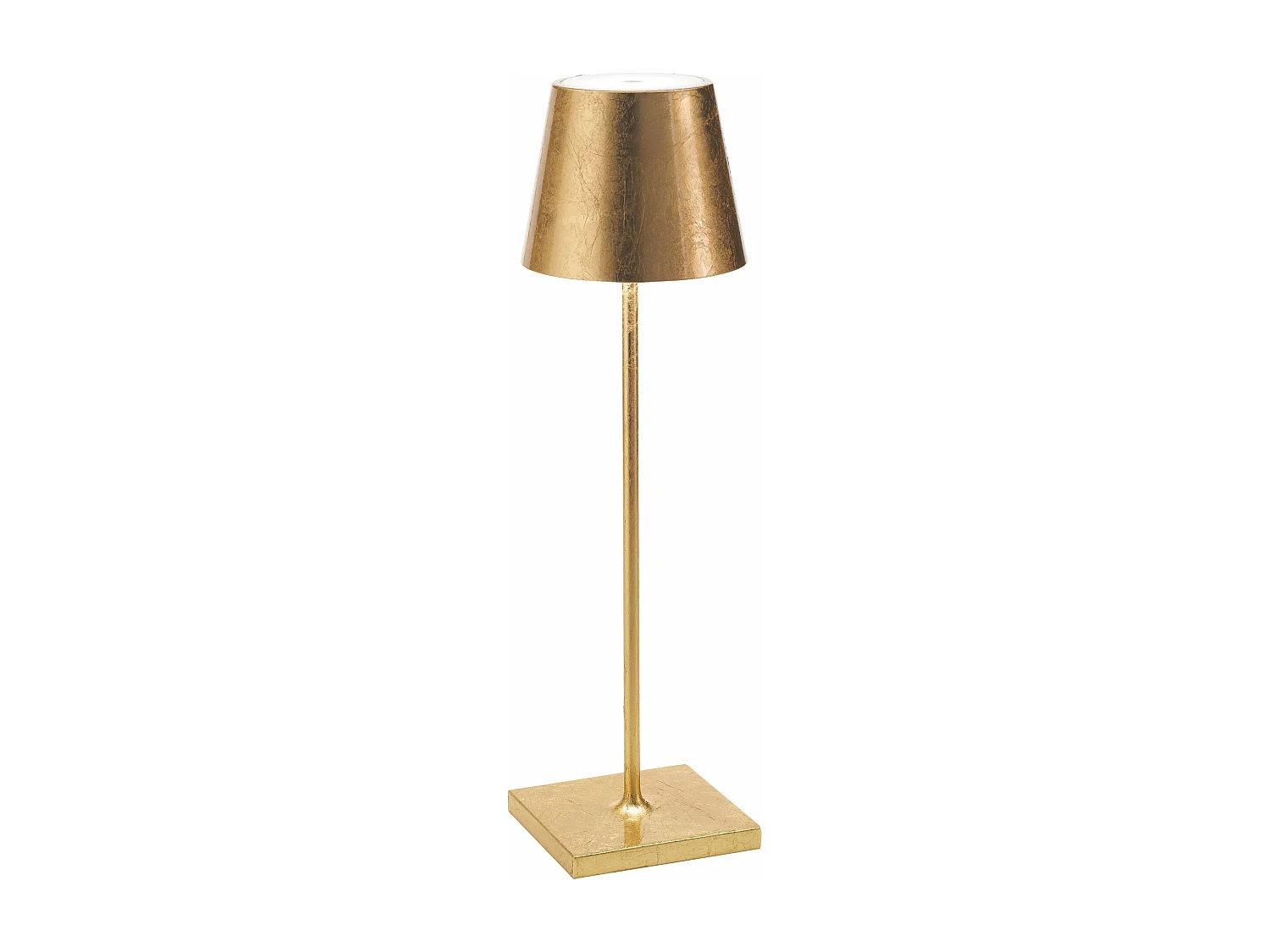 Lampa stołowa LED Poldina Pro Gold Leaf, ładowalna i ściemnialna, z czasem pracy na baterii do 12 godzin. 3037818 - obrazek 1