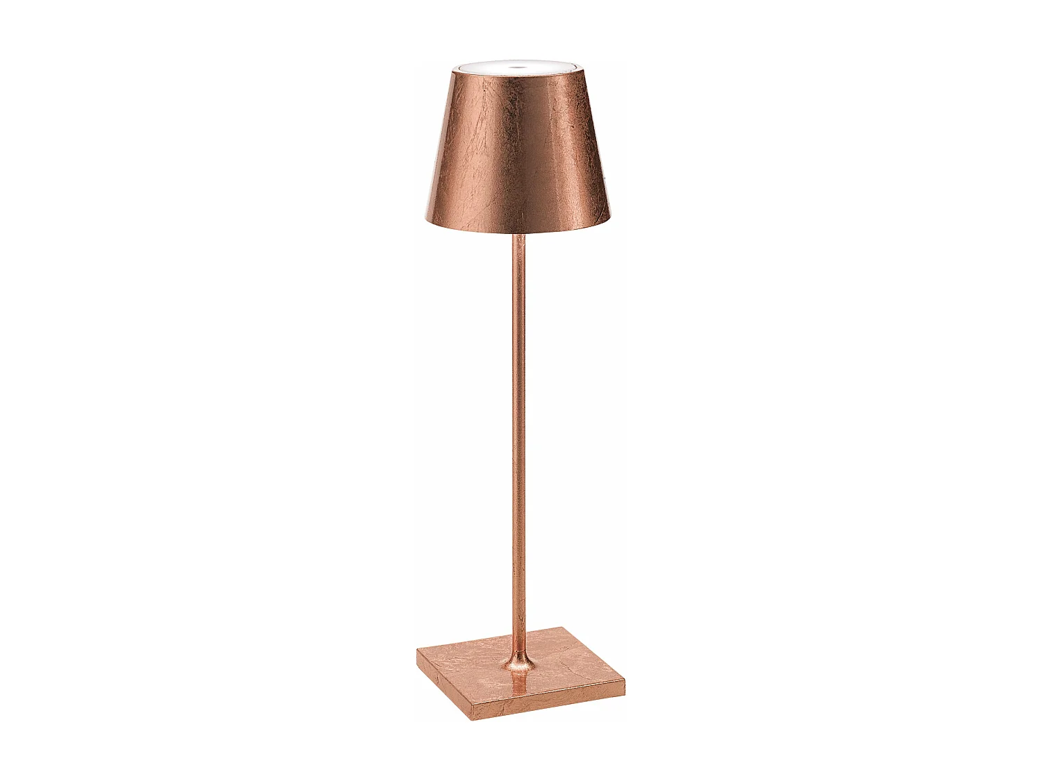 Lampa stołowa LED Poldina Pro Copper Leaf, ładowalna i ściemnialna, z czasem pracy na baterii do 12 godzin. 3037709 - obrazek 1