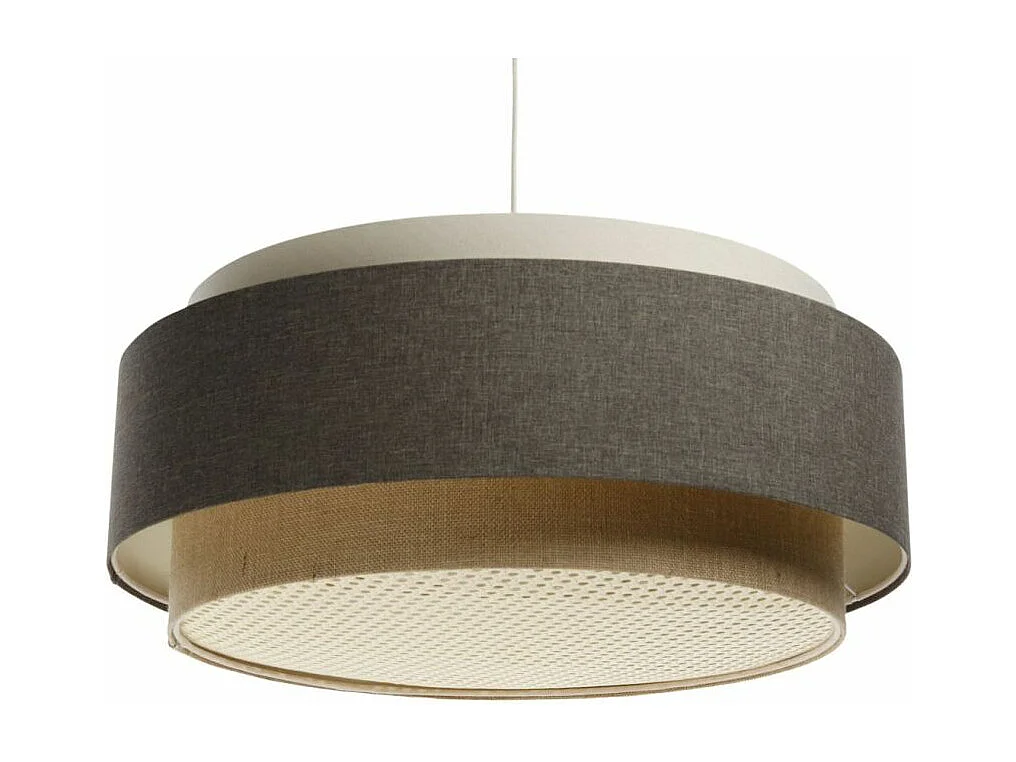 Lampa wisząca ERUTAN DUDU RATTAN kremowa/szara/beżowa 3950514