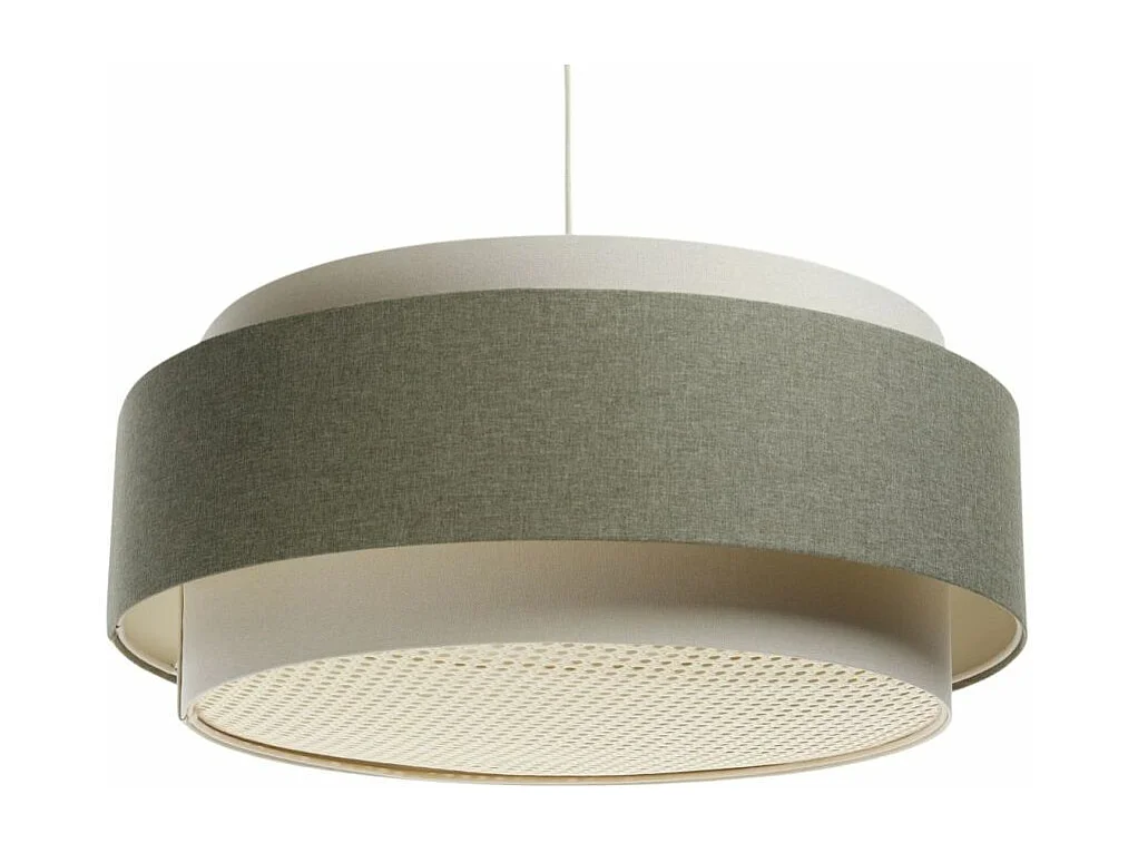 Lampa wisząca ERUTAN DUDU RATTAN kremowa/zielona 3950549 - obrazek 1