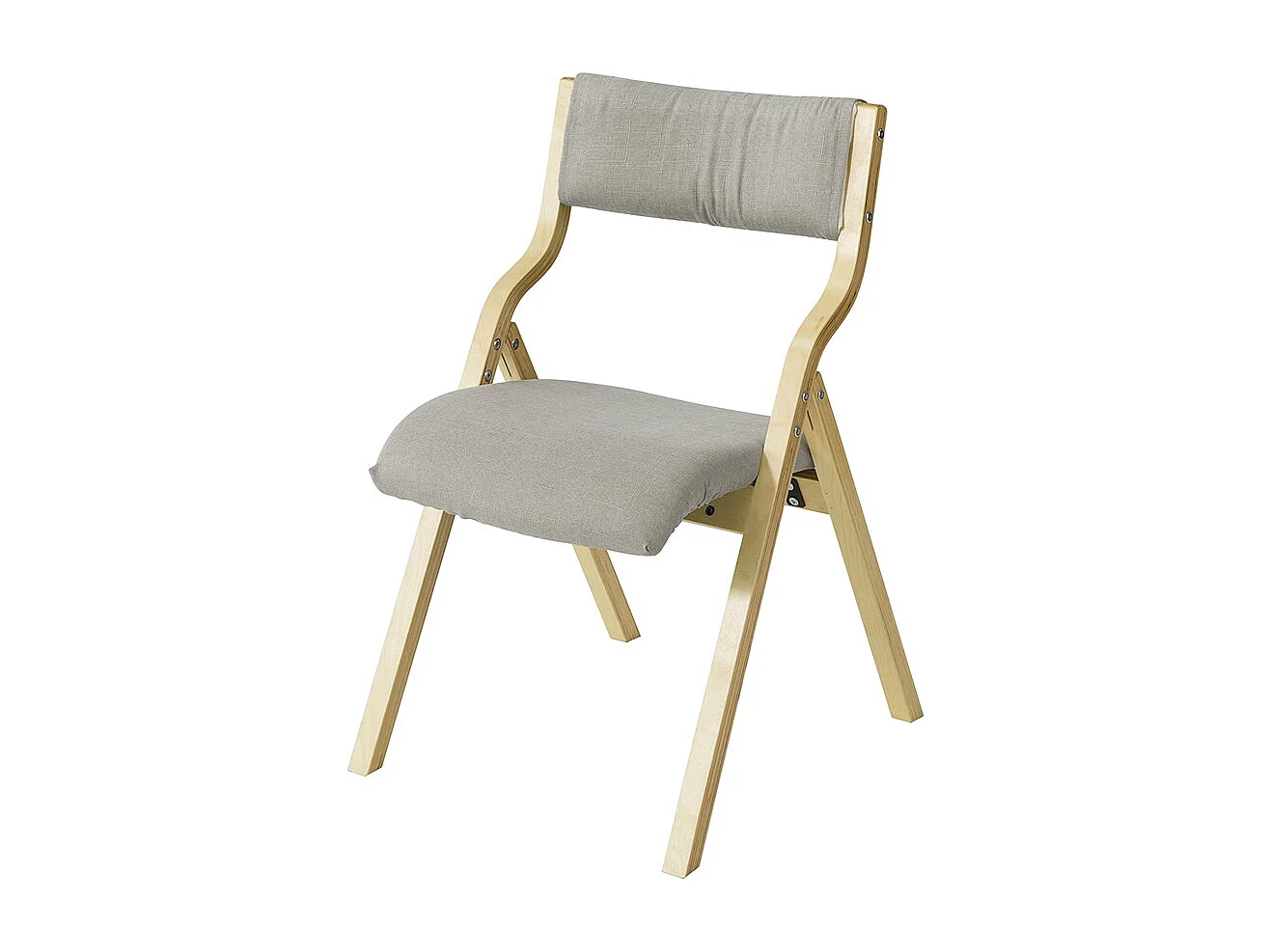 SoBuy Krzesło składane Jasnoszary FST40-HG 1324571 - obrazek 1