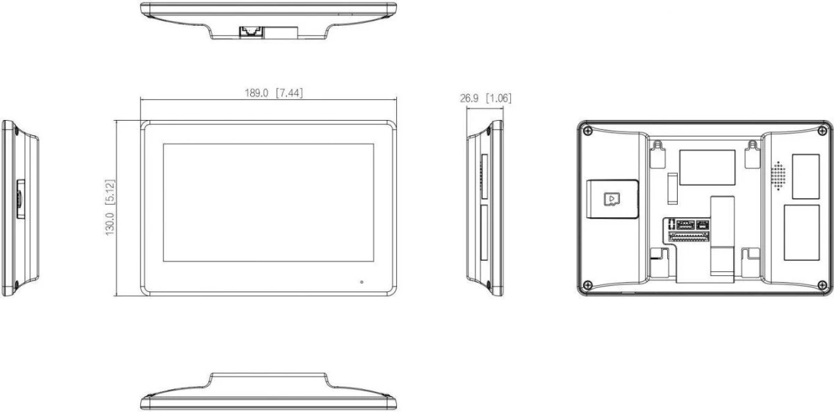 Monitor wideodomofonu Wi‑Fi / IP VTH5421HW‑W - obrazek 2