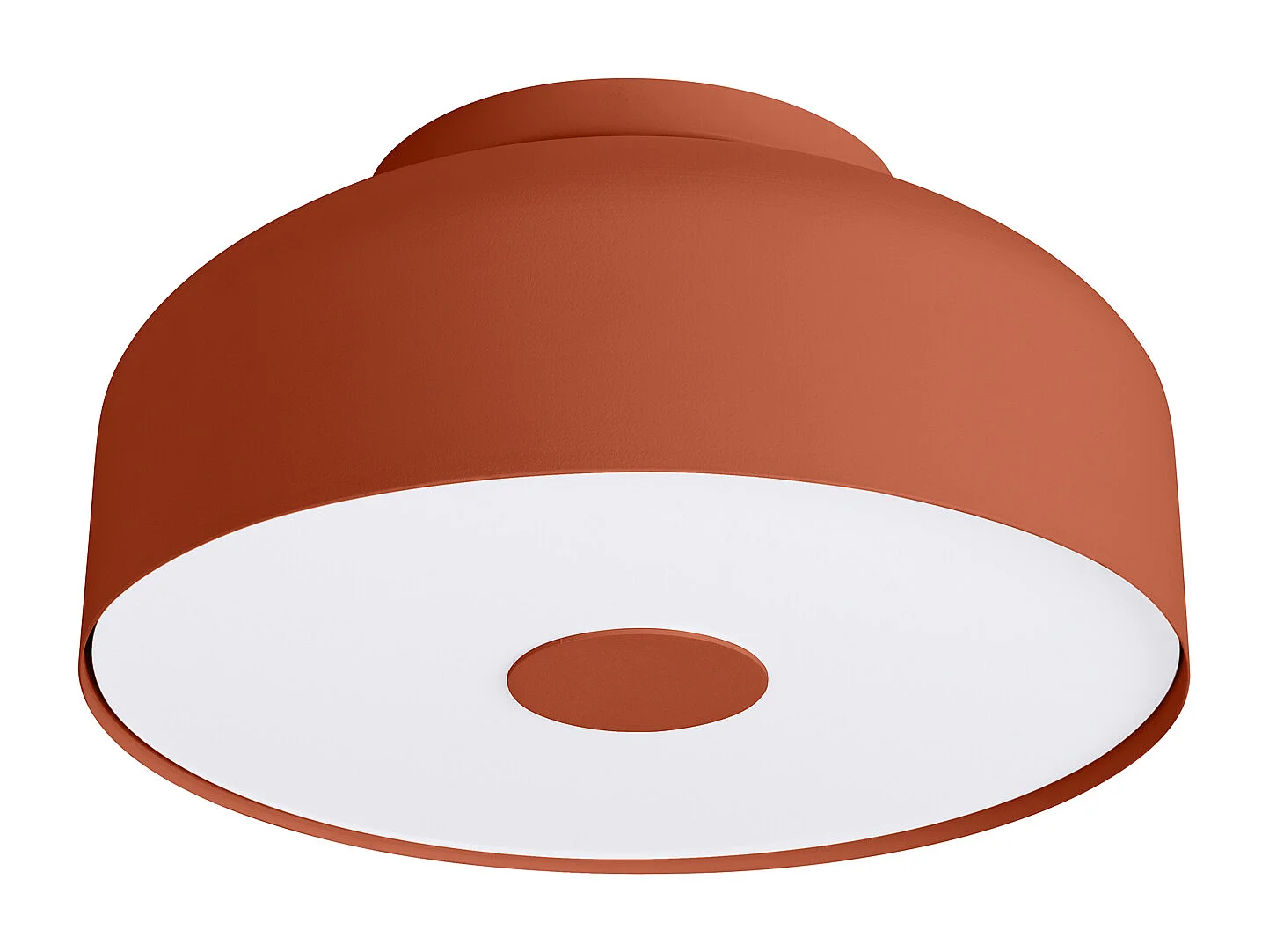 Lampa sufitowa nowoczesny OMIQ, stal/PVC - 4 źródło - L.30 x H.15 cm - ochra czerwona 4197485 - obrazek 1