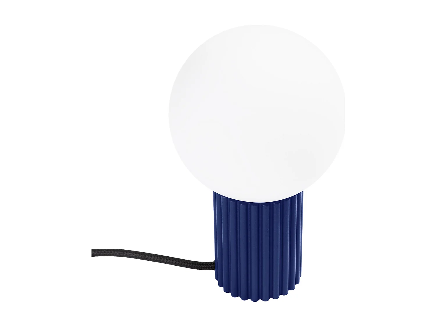 Lampa biurkowa nowoczesny HALO, aluminium/szkło - 1 źródło - L.12 x H.19 cm - ultramaryna 4201800 - obrazek 1