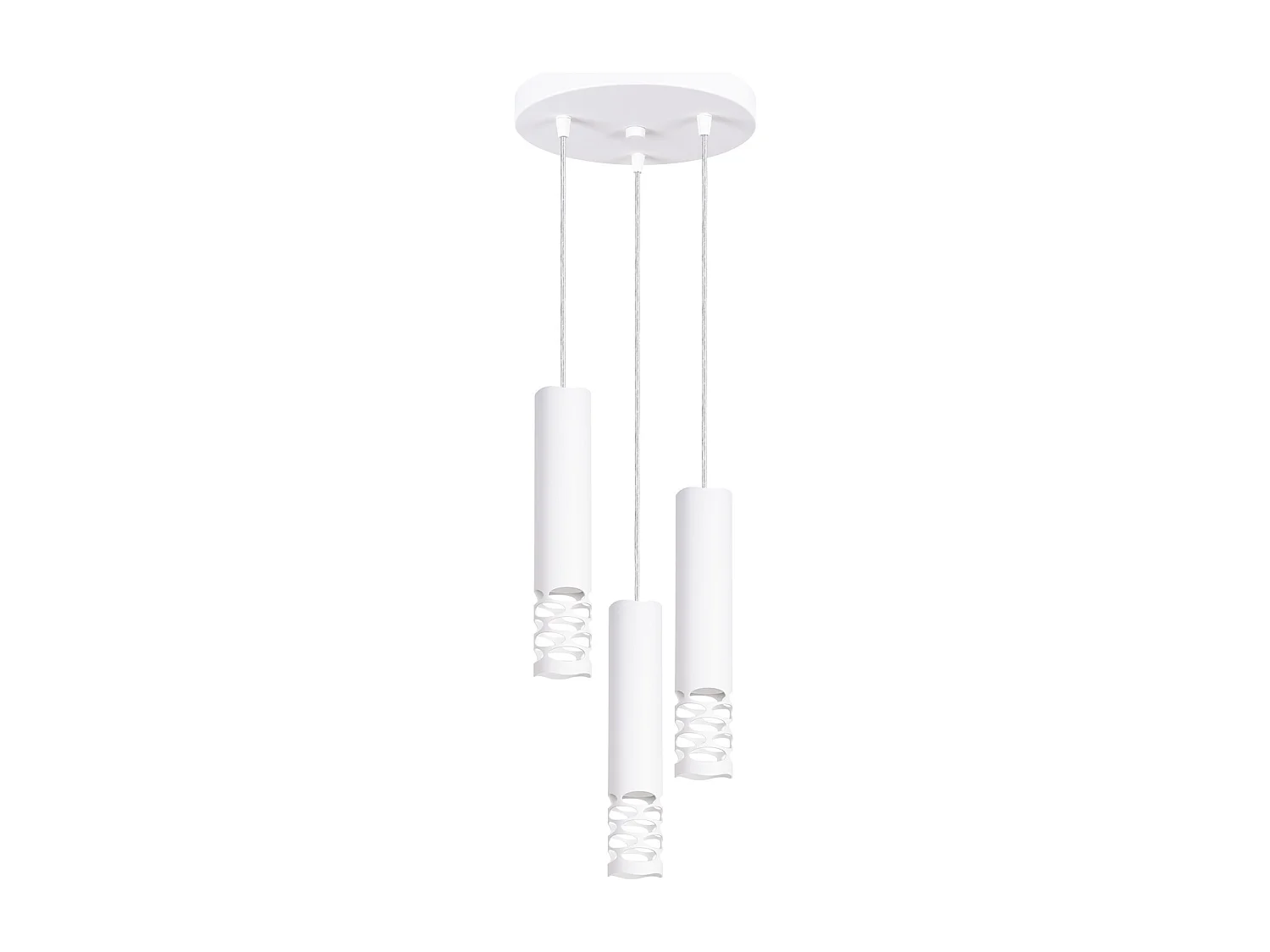 Lampa wisząca nowoczesny LIRO, stal - 3 źródło - L.25 x H.125 cm - biały 4201936 - obrazek 1