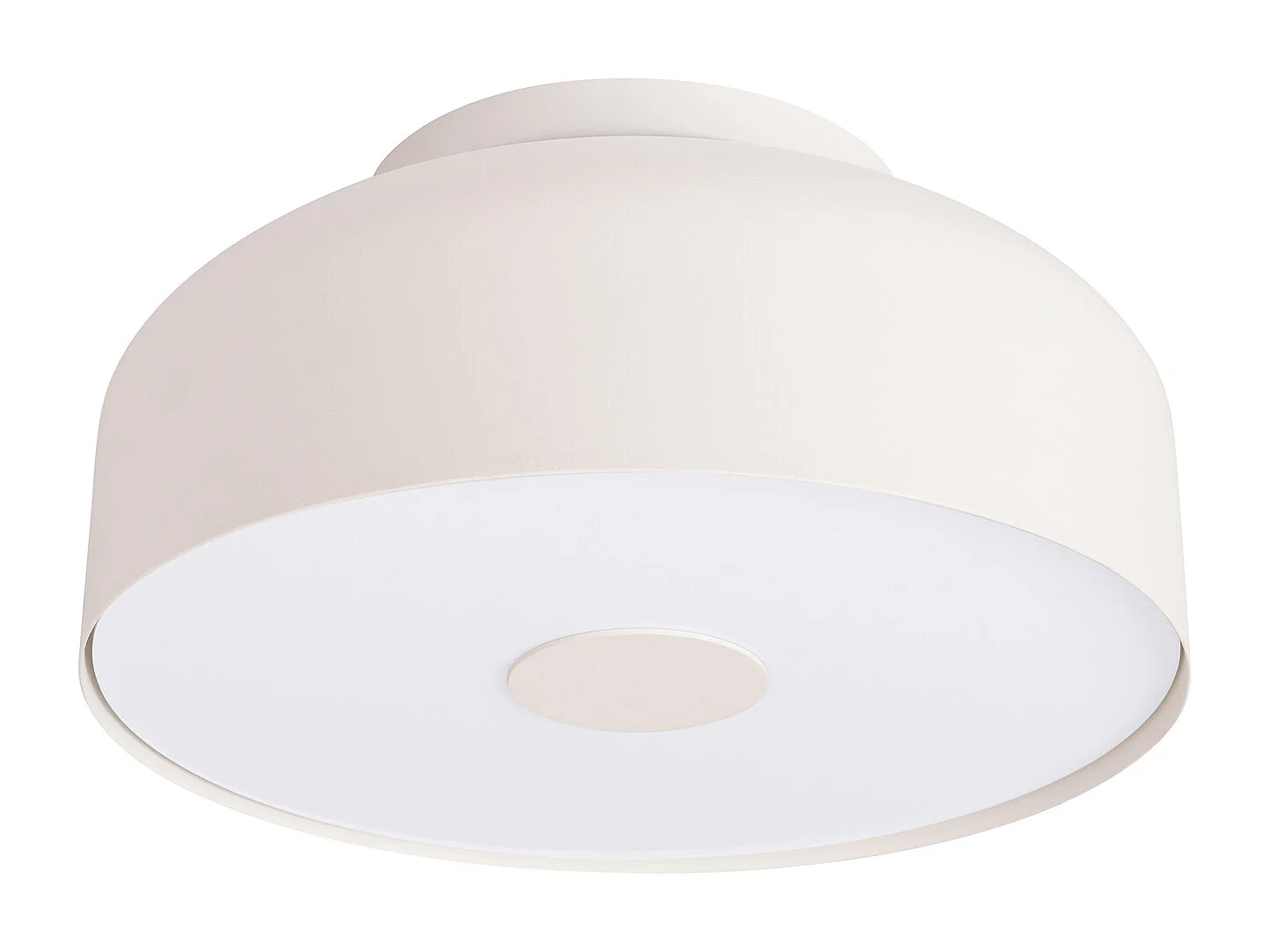 Lampa sufitowa nowoczesny OMIQ, stal/PVC - 4 źródło - L.30 x H.15 cm - beżowy 4202097 - obrazek 1