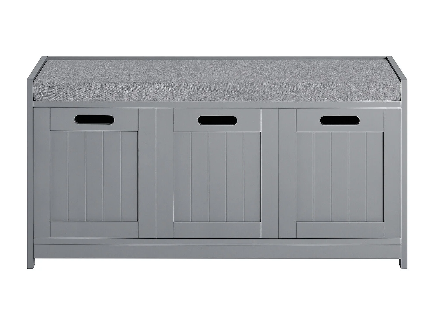 SoBuy Ławka na buty z 1 szufladą Szary 90x35x44.5cm Funkcjonalny FSR80-SG 1230763