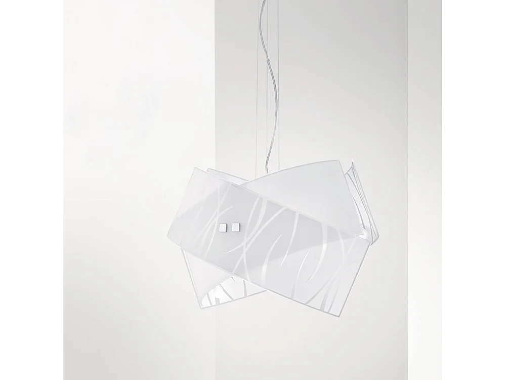 Lampy wiszące Agnese białe 2XE27 max 2X70W IP20 - Nowoczesne designerskie lampy sufitowe LED 4105010 - obrazek 1