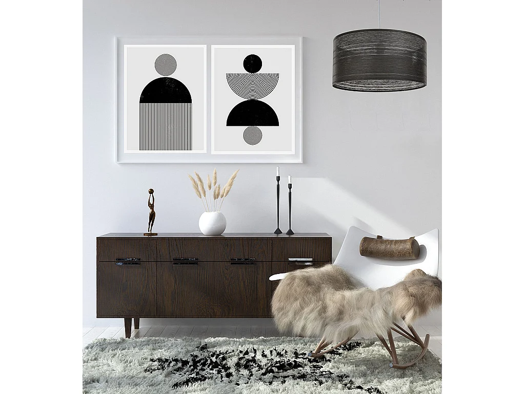 Lampa wisząca NATURAL DARK 50 grafitowa 3950808 - obrazek 1
